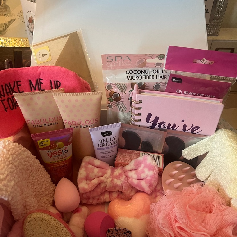 Isaac Mizrahi Pink Bath & Body Collection
